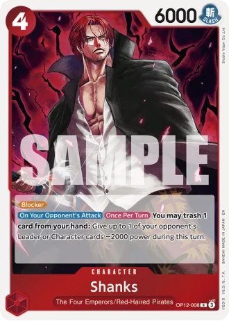 Shanks (OP12-008) — Legacy of the Master (OP12)