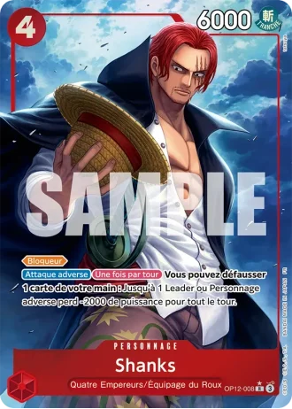 Shanks (OP12-008) (Alternative Art) — l'Héritage du Maître (OP12)