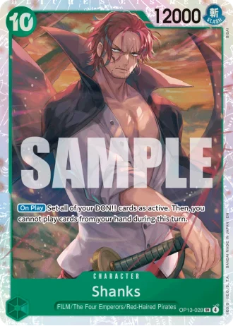 Shanks (OP13-028) — Carrying on His Will (OP13)