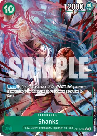 Shanks (OP13-028) (Alternative Art) — Successeurs (OP13)