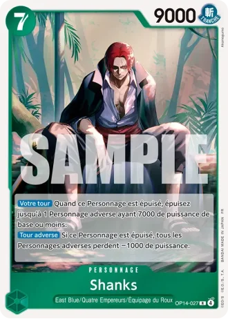 Shanks (OP14-027) — Les Sept de la Mer d'Azur (OP14-EB04)