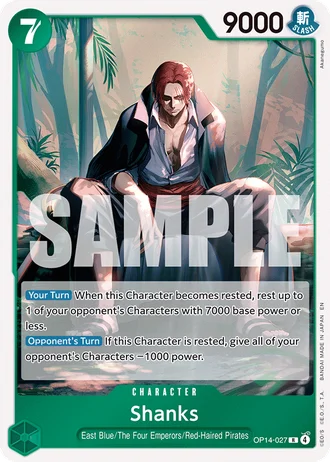 Shanks (OP14-027) — The Azure Sea's Seven (OP14-EB04)