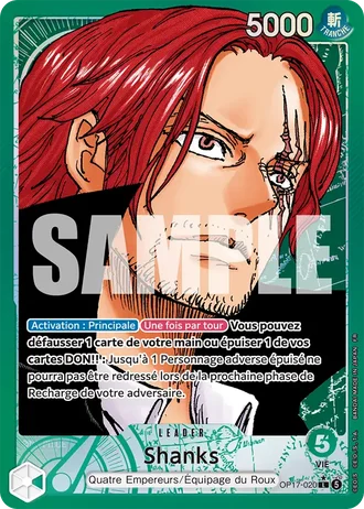 Shanks (OP17-020) (Alternative Art) — Les Guerriers les Plus Puissants au Monde (OP17)