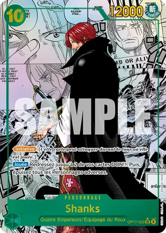 Shanks (OP17-022) (Alternative Art 2) — Les Guerriers les Plus Puissants au Monde (OP17)