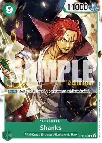 Shanks (ST16-004) (Alternative Art) — PROMO
