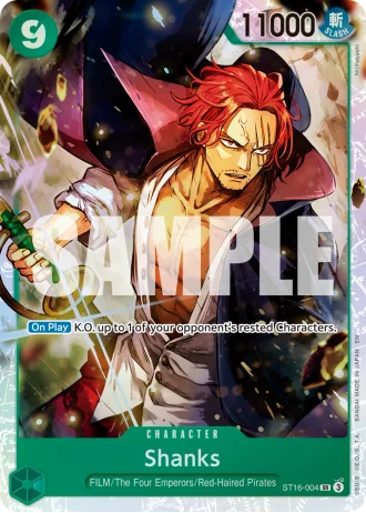 Shanks (ST16-004) (Reprint) — One Piece Card The Best Vol.2(PRB02)