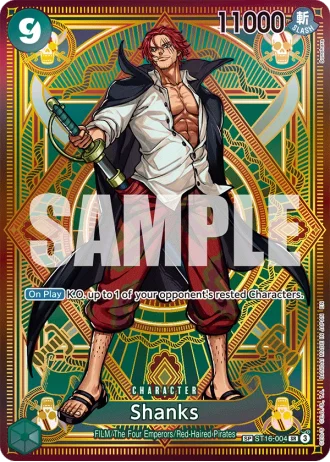 Shanks (ST16-004) (Special Rare) — A Fist of Divine Speed (OP11)