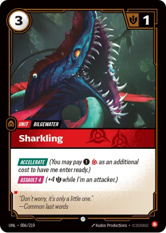 Sharkling #006/219 — Unleashed