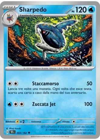Sharpedo #043/162 — Cronoforze