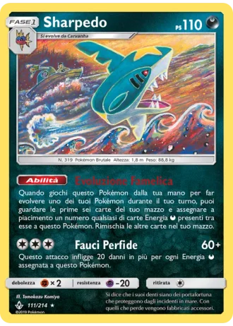 Sharpedo #111/214 — Legami Inossidabili
