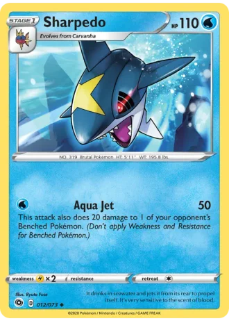 Sharpedo #12 — Champion's Path