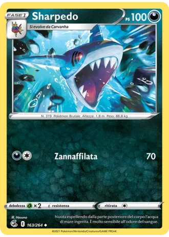 Sharpedo #163 — Colpo Fusione