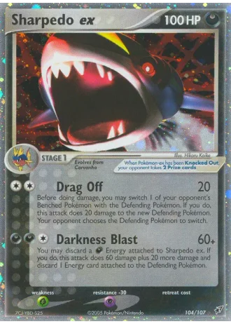 Sharpedo ex #104 — Deoxys
