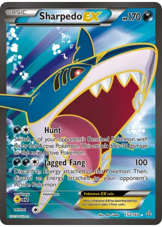 Sharpedo EX #152 — Primal Clash
