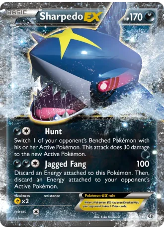 Sharpedo EX #91 — Primal Clash