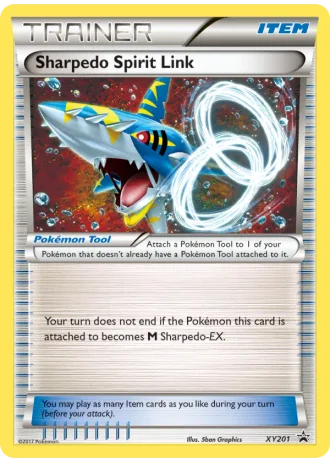 Sharpedo Spirit Link XY201 — XY Promos