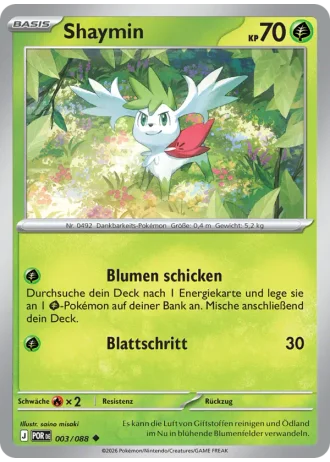 Shaymin #003/88 — Optimale Ordnung