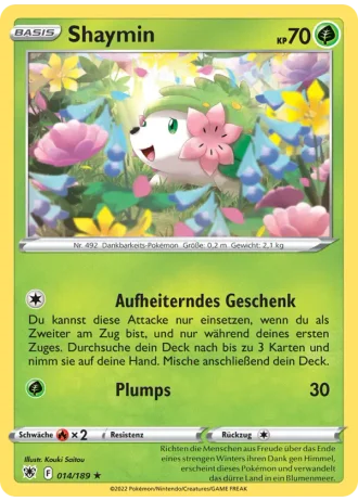 Shaymin #014/189 — Astralglanz