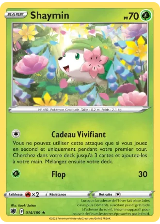 Shaymin #014 — Astres Radieux