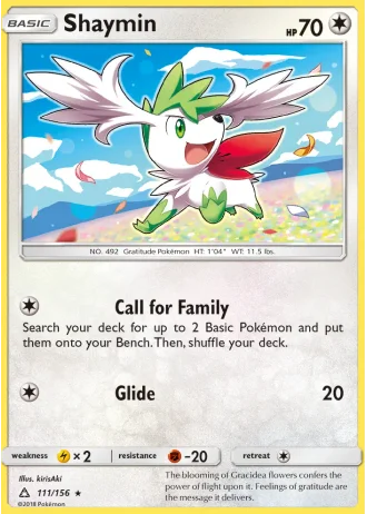 Shaymin #111/156 — Ultra Prism