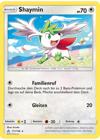 Shaymin #111/156 — Ultra-Prisma