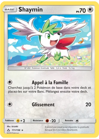 Shaymin #111/156 — Ultra-Prisme