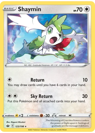 Shaymin #123/198 — Chilling Reign