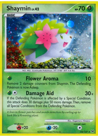 Shaymin #14/127 — Platino