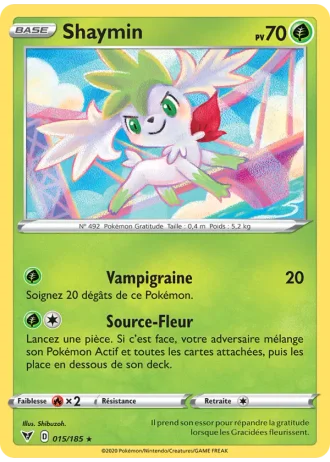Shaymin #15/185 — Voltage Éclatant