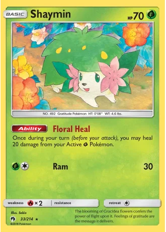 Shaymin #33/214 — Lost Thunder