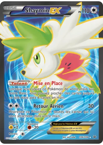 Shaymin EX #106/108 — Ciel Rugissant