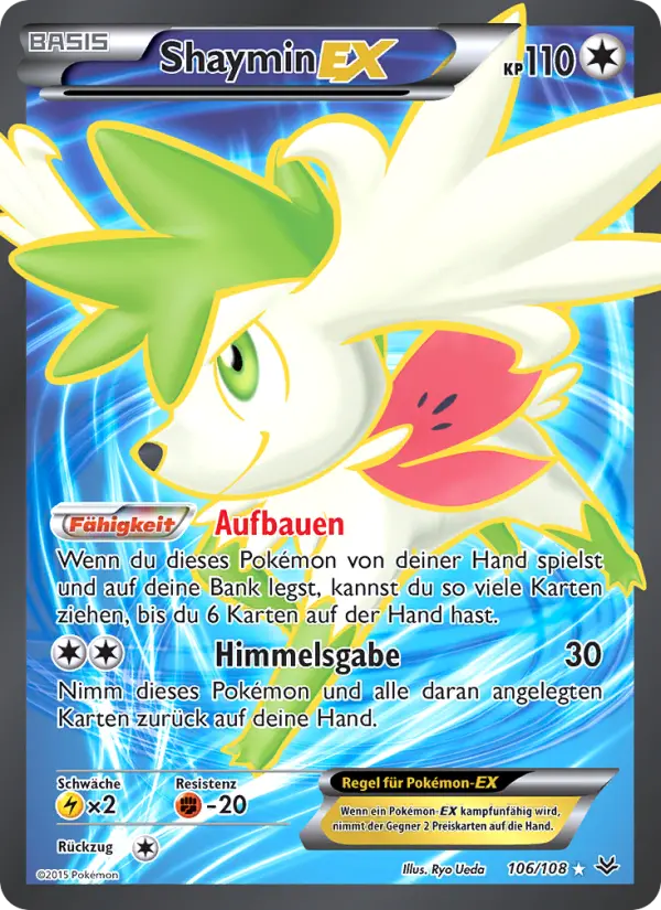 Shaymin EX #106 — Drachenleuchten