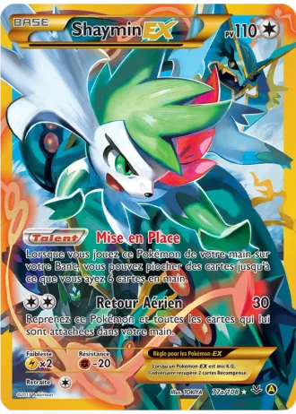 Shaymin EX #77a/108 — Ciel Rugissant