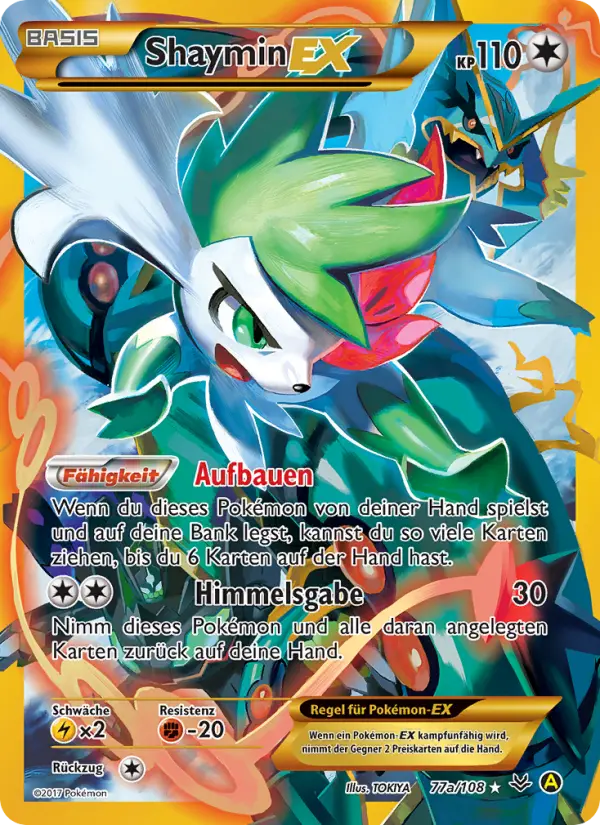 Shaymin EX #77a — Drachenleuchten