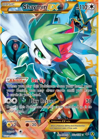Shaymin EX #77a — Roaring Skies