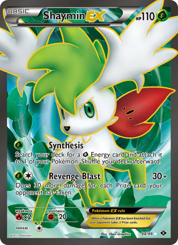 Shaymin EX #94 — Next Destinies