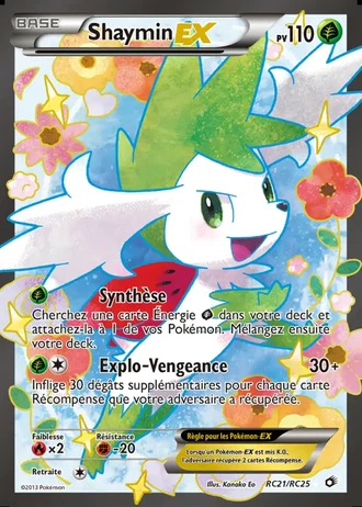 Shaymin EX RC21 — Collection Radieuse (Trésors Légendaires)