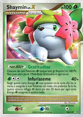 Shaymin LIV.X #126 — Platino