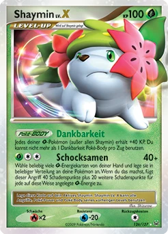 Shaymin LV.X #126 — Platin