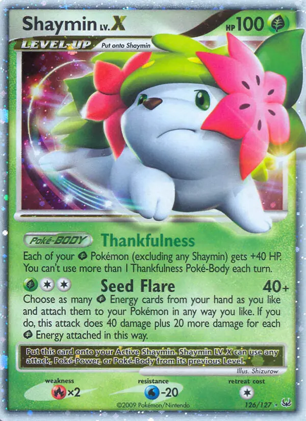 Shaymin LV.X #126 — Platinum