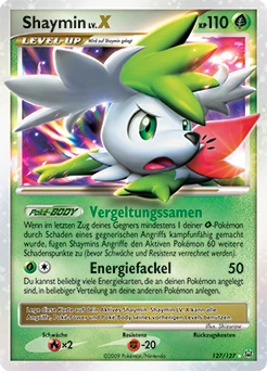 Shaymin LV.X #127 — Platin