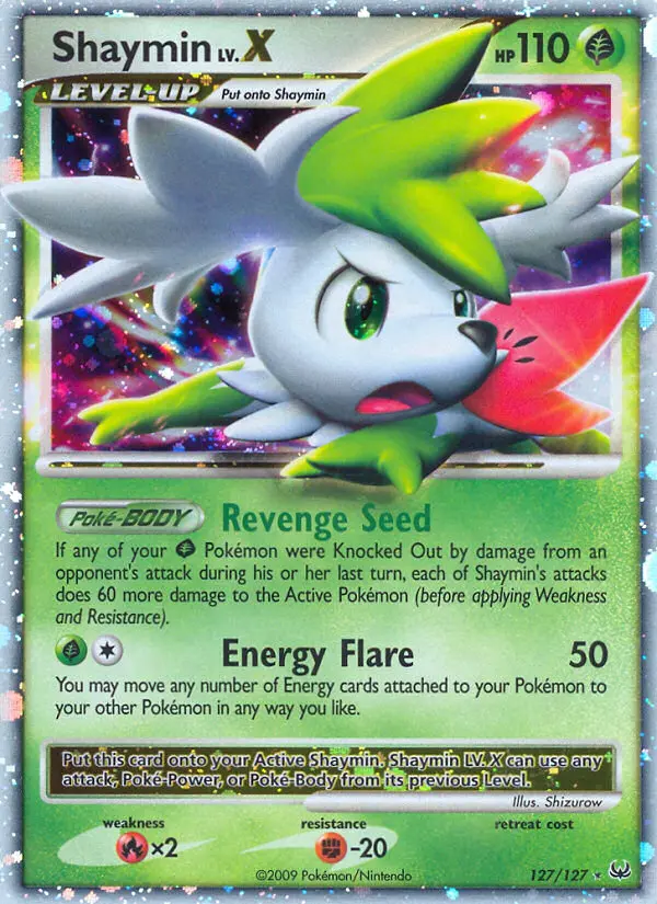 Shaymin LV.X #127 — Platinum