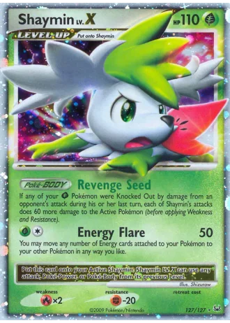 Shaymin LV.X #127 — Platinum