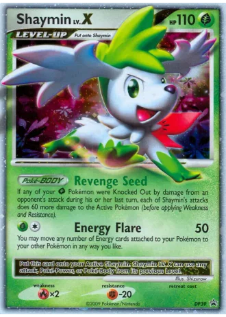 Shaymin LV.X DP39 — Diamond & Pearl Promos