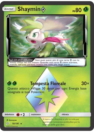 Shaymin Prism Star #10 — Gioco di Squadra