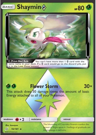Shaymin Prism Star #10/181 — Team Up