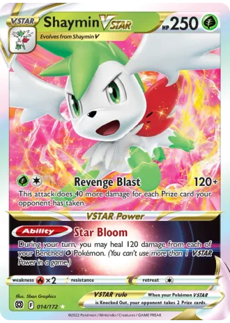 Shaymin VSTAR #014/172 — Brilliant Stars