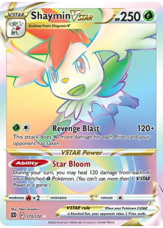 Shaymin VSTAR #173/172 — Strahlende Sterne