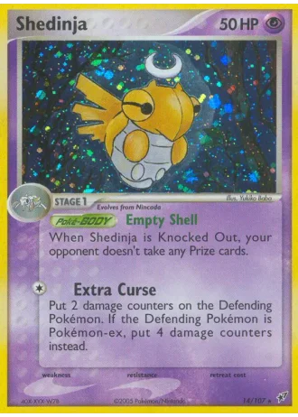 Shedinja #14/107 — EX Deoxys