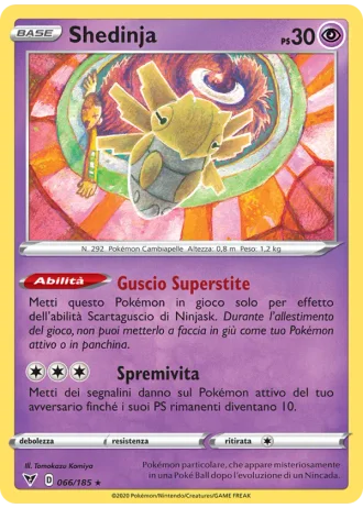 Shedinja #66/185 — Voltaggio Sfolgorante